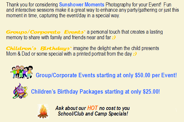 Overview Sunshower Moments by GML